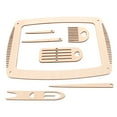 thumbnail image 5 of Soimiss 1Set Durable Wooden Knitting Loom Kit for Beginners with Weaving Sticks Beige, 5 of 8