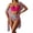 C-Red229, variant on DHFJKG Womens Swimsuits 3 Piece Hawaii Printed Bikini Set Swimwear Coverup High Waisted Tummy Control Bathing Suit Trendy Beachwear