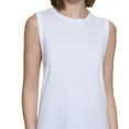 thumbnail image 2 of Calvin Klein Performance Womens Dropped Armhole Tank Top White S, 2 of 3