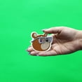 thumbnail image 2 of YZY Drop Out Bear Wearing Shades Iron On Applique Patch, 2 of 2