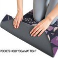 thumbnail image 3 of Pioneer Flower Floral Print Pattern Hot Yoga Mat Towel Non Slip for Hot Yoga - Quick-Drying Yoga Mat Cover with 4 Corner Pockets with Travel Bag - Hot Yoga Towel Non Slip 70"x26", 3 of 6