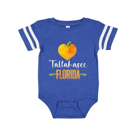 

Inktastic Tallahassee Florida Orange in Heart Gift Baby Boy or Baby Girl Bodysuit