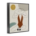 thumbnail image 2 of Stupell Industries Contemporary Woman in Orange Swimsuit Abstract Beach Landscape Black Framed Giclee Art, 16 x 20, by Birch&Ink, 2 of 7