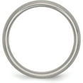 thumbnail image 3 of Chisel Titanium Brushed Center 6.2mm Grooved Band - Ring Size 11.0-3.7gm, 3 of 8