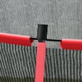 thumbnail image 5 of Soozier 10ft Outdoor Trampoline with Net Enclosure, Curved Poles and Safety Spring Cover,  Red, 5 of 10