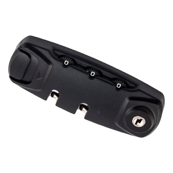 DEEPCRAFF 3-Digit Combination Lock Black Password Lock Set for Suitcase Travel Luggage Security