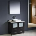 thumbnail image 2 of Fresca Torino 36" Espresso Modern Bathroom Vanity with Vessel Sink, 2 of 7