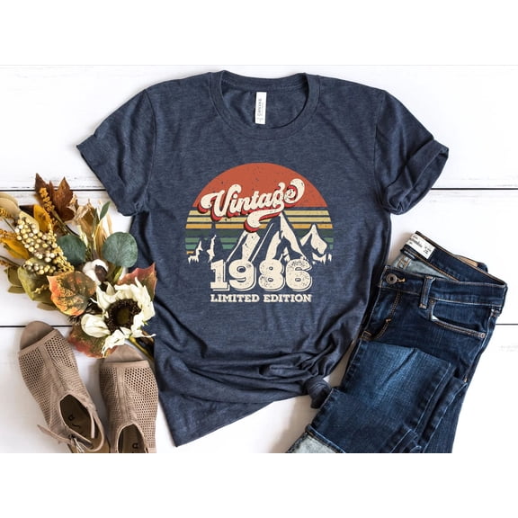 Velto 1986 Vintage Birthday Shirt ,Vintage 1986, 1986 Shirt, 39th Birthday Shirt, 39th Birthday Best Friend, 39th Birthday Woman, Limited 1986 Tee All Size S-5XL