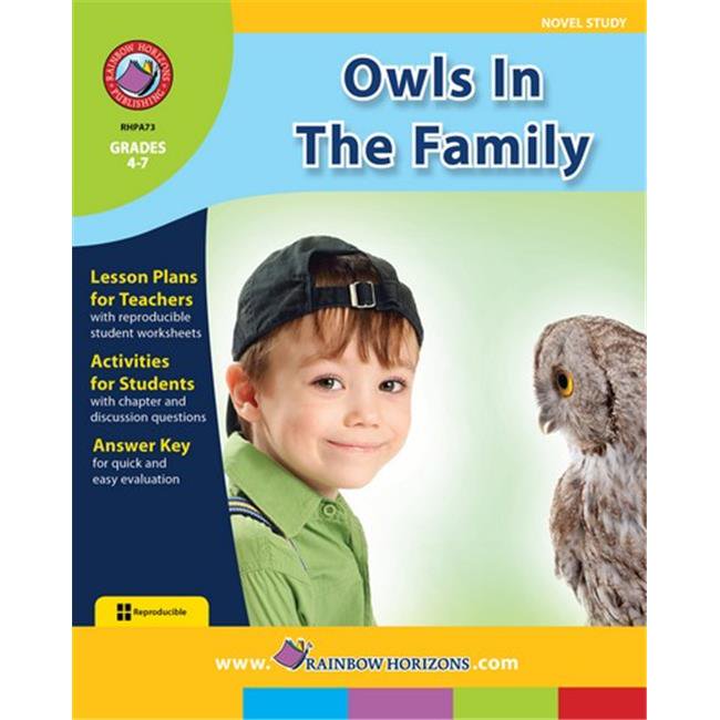 Rainbow Horizons A73 Owls In The Family Novel Study Grade 4 To 7 Walmart Canada