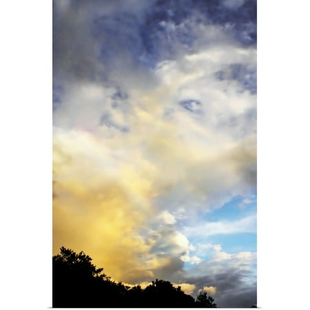 Great BIG Canvas | Rolled Alan Hausenflock Poster Print entitled Rainbow Cloud 1