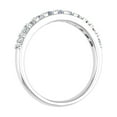 thumbnail image 2 of 1/2 Carat Natural White Diamond Wedding Band Ring in 14K White Gold (Ring Size 7.5) (I1-I2 Clarity), 2 of 4