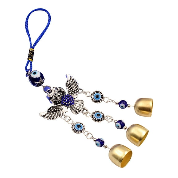 FRCOLOR Evil Eye Hanging Ornament with Metal and Rhinestones for Car and Wall Decoration Multi Color