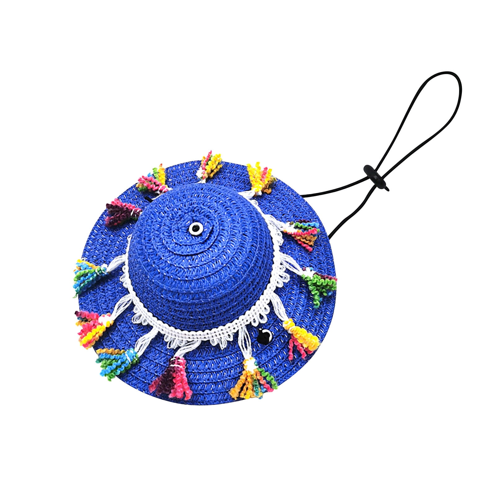 YUEHAO Pet Supplies Dog Sombrero Hat Mini Straw Sombrero Hats Mexican