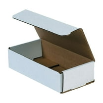 Box Partners Corrugated Mailers 8" x 5" x 1" White 50/Bundle M851