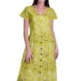 thumbnail image 5 of Moomaya Long Maxi Dress For Womens Short Sleeve Formal/Casual Dress With Pockets S-XXL, 5 of 7