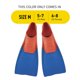 thumbnail image 2 of Aletas de natación FINIS Long Floating Rojas/Azules Talla M, 2 of 7