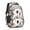Basketball and Wow, variant on Basketball and Text White Pattern Cute School Backpack Bag with Padded Back and Adjustable Shoulder Straps 16.9 X 12.6 X 5.9 Inches