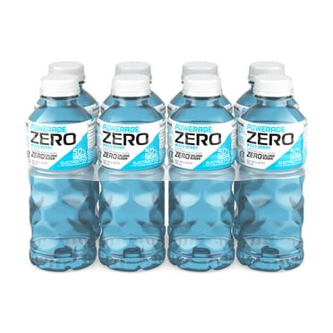 POWERADE Zero Sugar Mixed Berry Electrolyte Sports Drink Bottles, 20 fl oz, 8 Pack