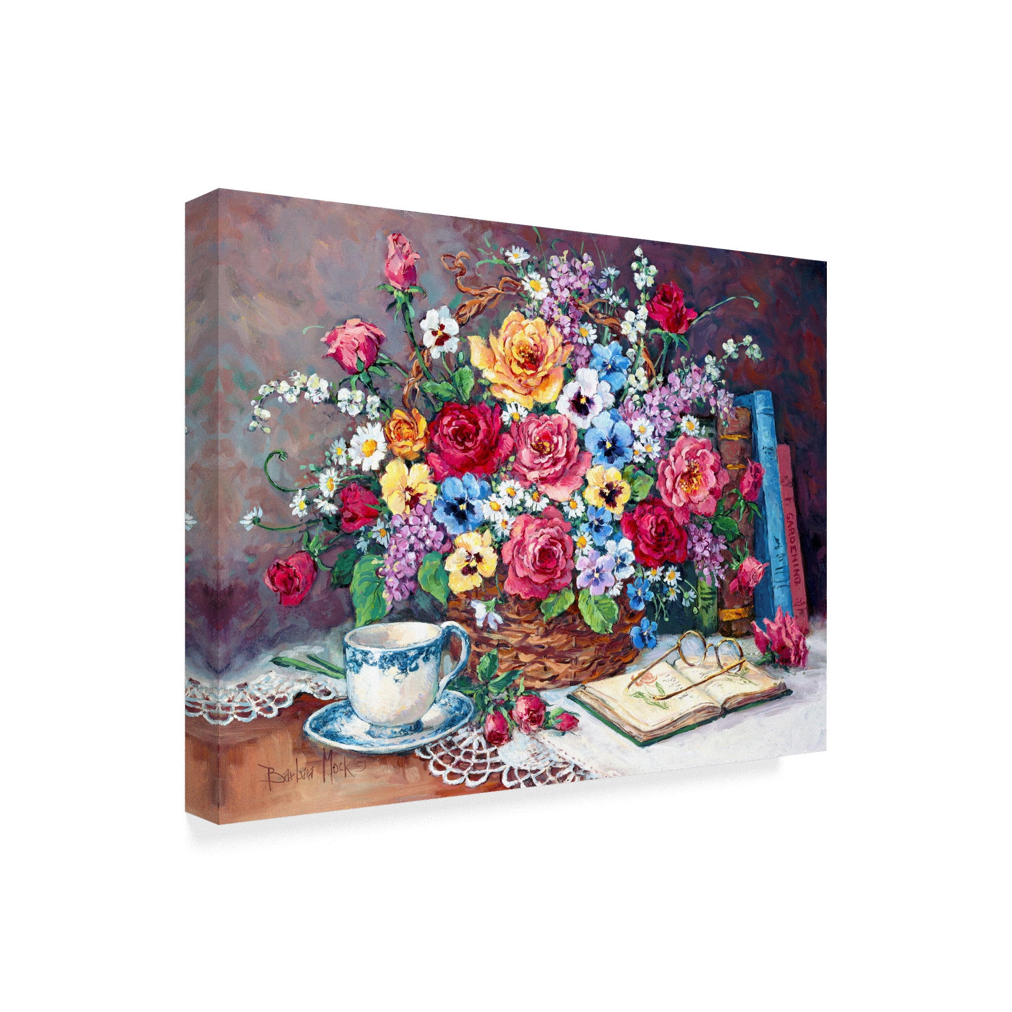 Trademark Fine Art 'Garden Reverie' Canvas Art by Barbara Mock