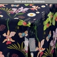 thumbnail image 4 of Botanical Dog Crate Cover, Natural Theme Garden Illustration Along Various Plants and Colorful Butterflies, Easy to Use Pet Kennel Cover for Dogs, 35" x 23" x 27", Multicolor, by Ambesonne, 4 of 6