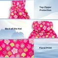 thumbnail image 4 of kids Zip Hooded Windbreakers Waterproof Rain Jackets Lightweight Fleece Lined Outdoor Warm Jacket Raincoat for Boys Girls,4-13 Years, 4 of 6