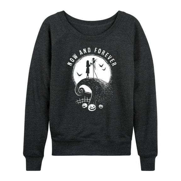 The Nightmare Before Christmas - Now And Forever - Women's Lightweight French Terry Long Sleeve Shirt