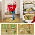 thumbnail image 5 of Youmylove Christmas Welcome Doormat Christmas Funny Cucumber Floormat Non-Slip Water Absorption Cute Cucumber Floormat Crystal Velvet Floormat Halloween Decoration, 5 of 5