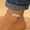 Feather, variant on Boho Heart Moon Pearl Sliver Plated Chain Anklet Foot Beach Ankle Bracelet Women-Feather