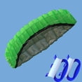 thumbnail image 3 of Cometa de Doble Línea Perfecl Kite Juguetes Divertidos Parafoil Surf Wing Verde 255x85cm, 3 of 7