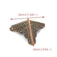 thumbnail image 5 of 12Pcs Corner Bracket Metal Corner Protector Jewelry Box Wooden Case DIY Hardware, 5 of 7