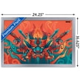 thumbnail image 3 of Fortnite - Kiptoe Wall Poster, 14.725" x 22.375", Framed, 3 of 3