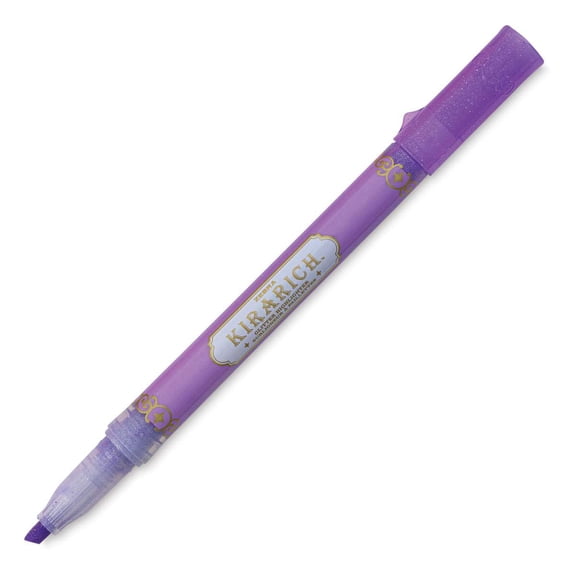 Zebra Kirarich Glitter Marker - Purple