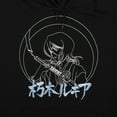 thumbnail image 2 of Bleach Rukia Long Sleeve Black Hooded Sweatshirt-XS, 2 of 7