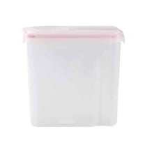 Large Food Storage Container, Airtight Kitchen Jar with 4l Capacity and Locking Lid for Flour, Rice, Pantry Organization, Dry Goods Preservation, and Spice Storage in Cabinet or Refrigerator