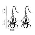 thumbnail image 2 of ¡Autorización! Pendientes divertidos de fiesta de Halloween a la moda con forma de murciélago y calabaza de Halloween, pendientes pequeños con gancho para la oreja, compre 2 y obtenga 3, 2 of 3