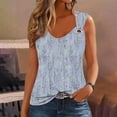 thumbnail image 2 of Atogsazn Womens Fashion Tank Tops Sleeveless T-Shirt Loose Camisole Business Casual Dressy Blouses Tops for Women Light Blue XL on Clearance, 2 of 4