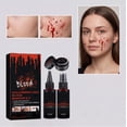 thumbnail image 5 of Halloween Fake Blood Makeup Kit,3-in-1 Liquid Spray and Scar Paste,Realistic Special Effects Face Paint for Horror Parties,Costume Decoration, 5 of 6