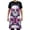 Cute Skull Head and Heart, variant on Kitchen Apron with 2 Pockets Adjustable waterproof Cooking Aprons for Women Men Chef Beautiful Unicorn Head and Flower
