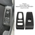 thumbnail image 4 of 2 Pcs Door Window Control Panel Cover ,KIMISS Dry Carbon Fiber Door Switch Panel Bezel Trim Glass Lift Button Decoration Frame Sticker For GR86 2022+, 4 of 8