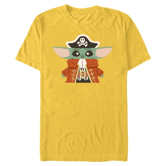 Star Wars Grogu The Mandalorian Halloween Pirate Costume - Short Sleeve Blended T-Shirt for Adults - Customized-Putty Snow Heather