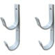 thumbnail image 4 of Estrela Juego de 2 ganchos para varillas de piscina de aluminio blanco con tornillos, ideales para piscinas, varillas telescópicas, skimmers, cepillos y pajitas, etc., 4 of 5
