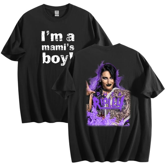 Rhea Ripley Cotton T-Shirt Merch Women Men Crewneck Casual Short Sleeve Tee