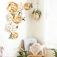 thumbnail image 3 of Injueey Adhesivo de pared ciruelo flor peonía papel tapiz sala de estar dormitorio Fondo póster Mural arte calcomanías pegar Decoración del hogar Amarillo FX-C16B Injueey HA077576-01, 3 of 6