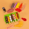 thumbnail image 2 of Barbecue Grill Simulation Play Toy Set, Outdoor Role Play Cooking Toy Set, Food Skewer Kitchen Activity Toy Set, Interactive Family Entertainment Toy Set, BBQ Grill Play Cooking Toy, 2 of 9
