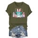 thumbnail image 3 of Mujeres Manga Corta de Verano Tops Día de San Valentín Impreso Cuello Redondo, Camisa de Moda Casual Blusa, 3 of 6