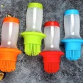 thumbnail image 6 of 1-4Pcs Multi-function Barbecue Oil Bottle Brush Food Silicone Grade Oil Bottle Protective Cover Dual Use Kitchen Baking BBQ Tool, 6 of 10