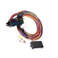 thumbnail image 1 of Scienceny Arnés de cables de 12 vías para automóvil de 12 V Arnés de cableado de 12 circuitos resistente al desgaste Arnés de protección de Vehículos, repuestos y accesorios Mis 14 vías, 1 of 6