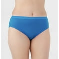 thumbnail image 2 of Fit for Me by Fruit of the Loom Women's Plus 6pk Breathable Micromesh Classic Briefs, Assorted, 9, 2 of 4