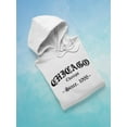 thumbnail image 3 of Chicago Gothic Font Hoodie Men -Image by Shutterstock, Male Large, 3 of 4