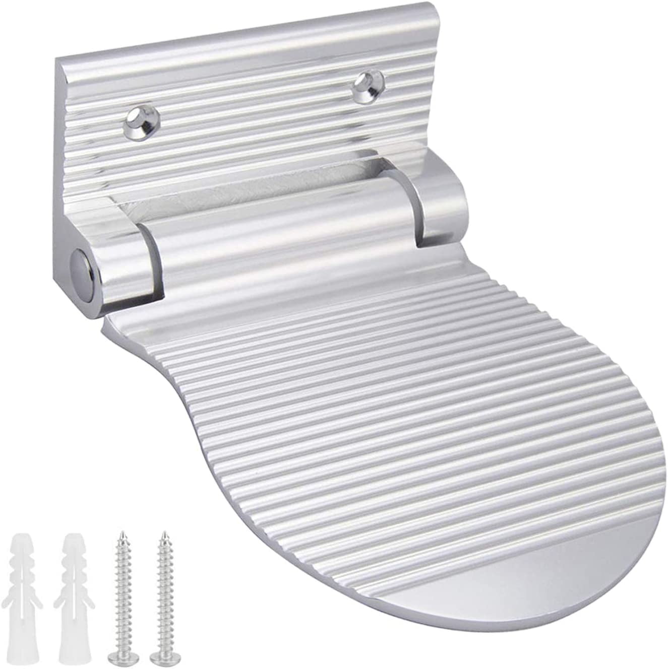 Triani Shower Foot Rest, Shaving & Washing Foot Rest,Silver Heavy Duty
